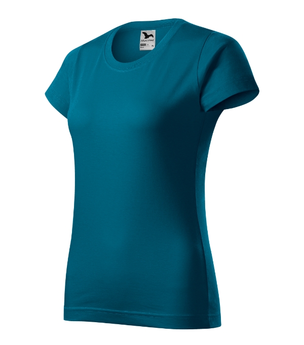 Tričko dámske Basic – farba petrol blue