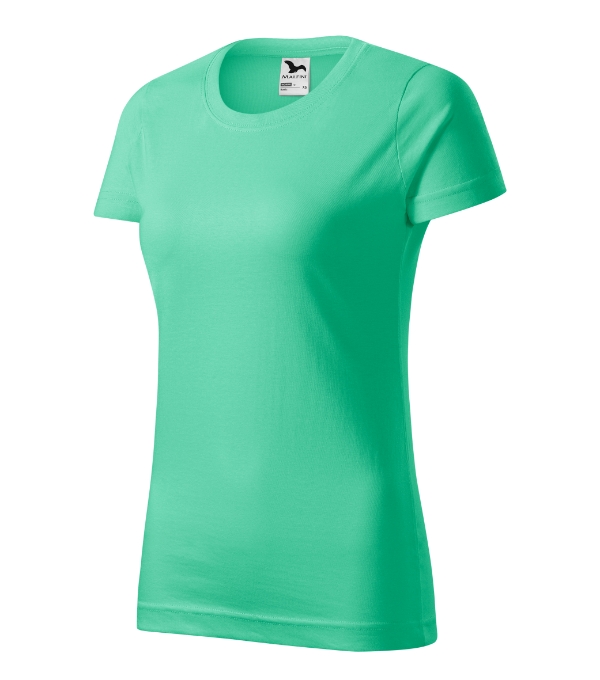 Tričko dámske Basic – farba mätová