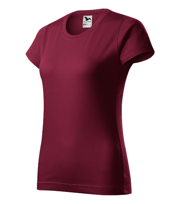 Tričko dámske Basic – farba garnet