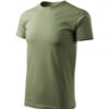 Tričko pánske Basic – farba khaki