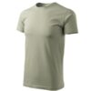 Tričko pánske Basic – farba svetlá khaki