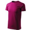 Tričko pánske Basic – farba fuchsia red
