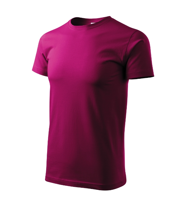 Tričko pánske Basic – farba fuchsia red