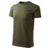 Tričko pánske Basic – farba military