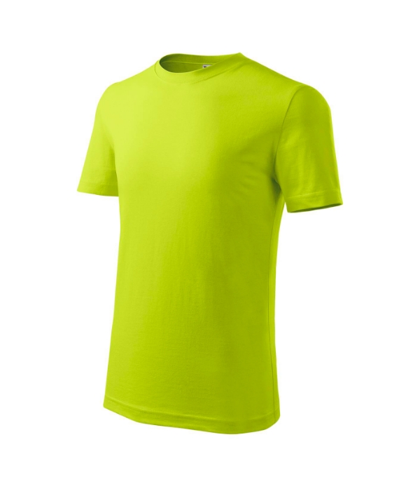 Tričko detské Classic New – farba limetková
