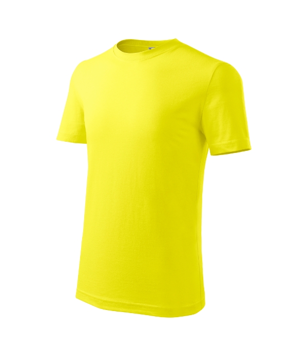 Tričko detské Classic New – farba citrónová