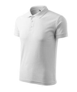 Polokošeľa pánska Pique Polo – farba biela