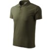 Polokošeľa pánska Pique Polo – farba military