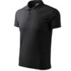 Polokošeľa pánska Pique Polo – farba ebony gray