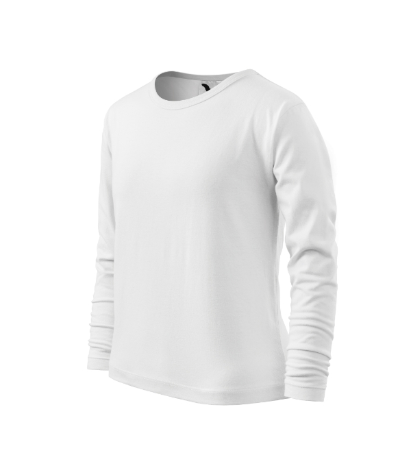 Tričko detské Fit-T LS – farba biela