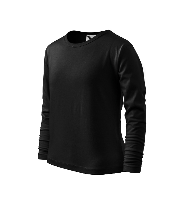 Tričko detské Fit-T LS – farba čierna
