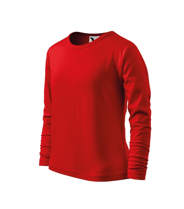 Tričko detské Fit-T LS – farba červená