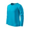 Tričko detské Fit-T LS – farba tyrkysová