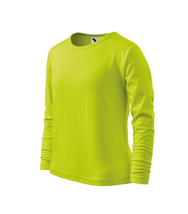Tričko detské Fit-T LS – farba limetková