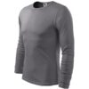 Tričko pánske Fit-T LS – farba oceľovo sivá