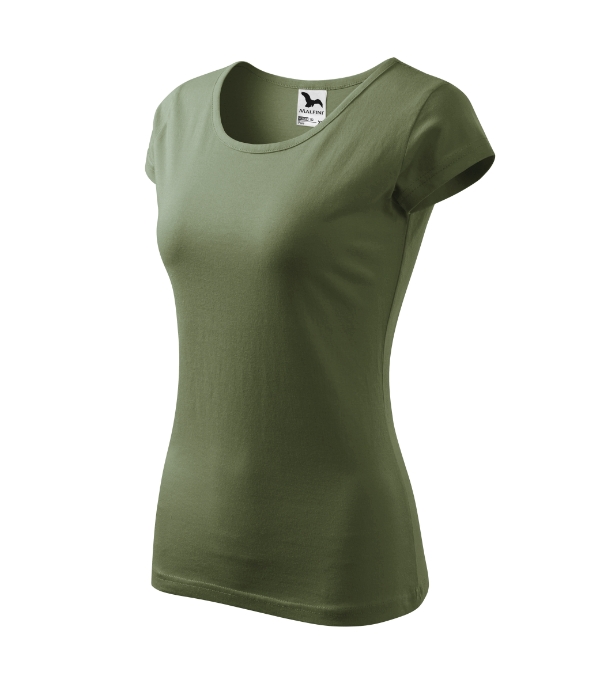 Tričko dámske Pure – farba khaki