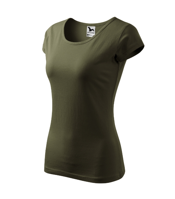 Tričko dámske Pure – farba military