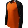 Tričko unisex Street LS – farba oranžová