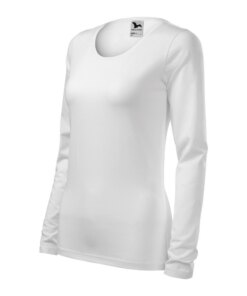 Tričko dámske Slim – farba biela