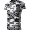 Tričko unisex Camouflage – farba camouflage gray