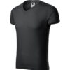 Tričko pánske Slim Fit V-neck – farba ebony gray