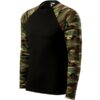 Tričko unisex Camouflage LS – farba camouflage brown