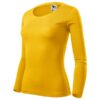 Tričko dámske Fit-T LS – farba žltá