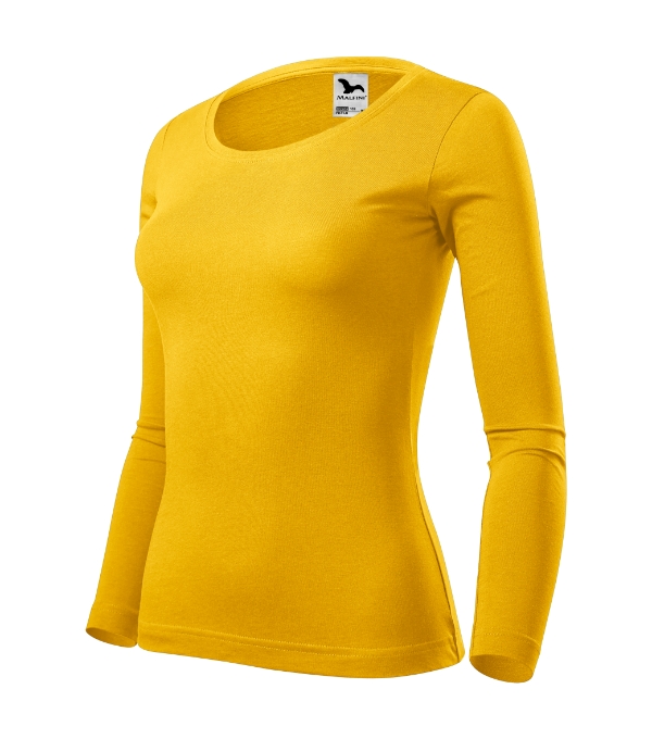 Tričko dámske Fit-T LS – farba žltá
