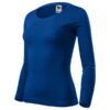 Tričko dámske Fit-T LS – farba kráľovská modrá