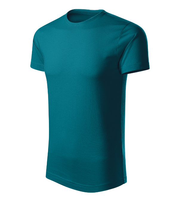Tričko pánske Origin (GOTS) – farba petrol blue