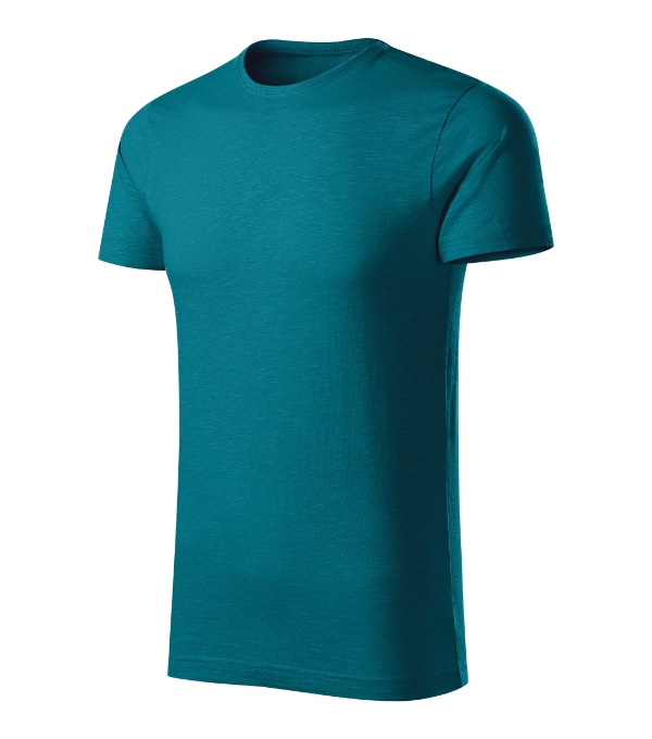 Tričko pánske Native (GOTS) – farba petrol blue