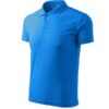 Polokošeľa pánska Pique Polo – farba snorkel blue