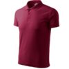Polokošeľa pánska Pique Polo – farba garnet