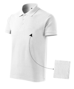 Polokošeľa pánska Cotton – farba biela