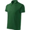 Polokošeľa pánska Cotton Heavy – farba fľaškovozelená