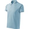 Polokošeľa pánska Cotton Heavy – farba nebeská modrá