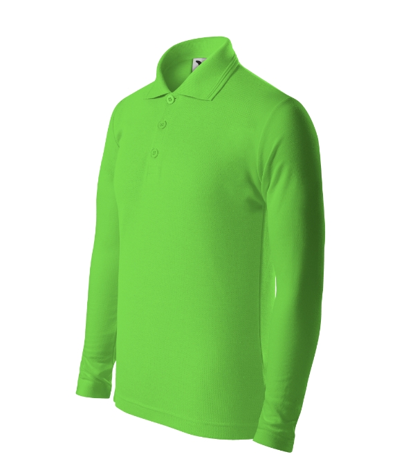 Polokošeľa detská Pique Polo LS – farba green apple