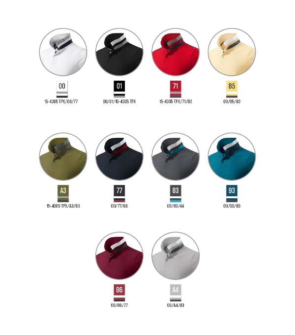 Polokošeľa pánska Collar Up – Obrázok 23
