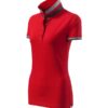 Polokošeľa dámska Collar Up – farba formula red