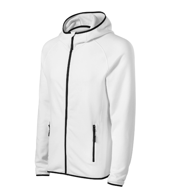 Stretch fleece pánsky Direct – farba biela