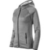 Stretch fleece dámsky Direct – farba tmavosivý melír