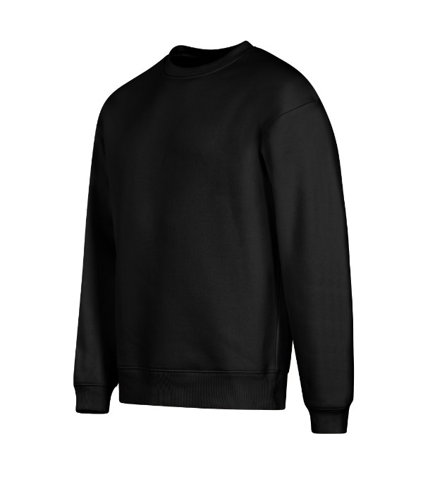 Mikina unisex Vibe Crew – farba čierna