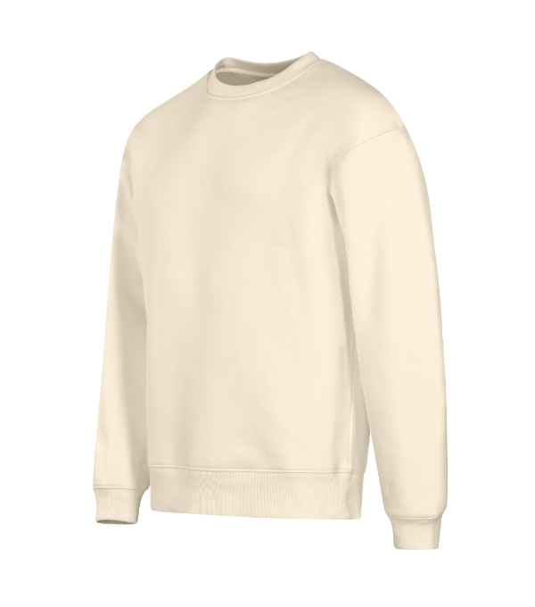 Mikina unisex Vibe Crew – farba mandľová