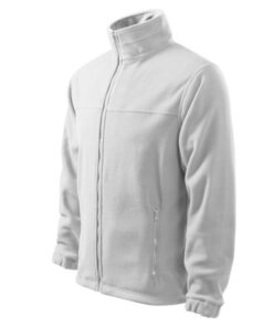 Fleece pánsky Jacket – farba biela