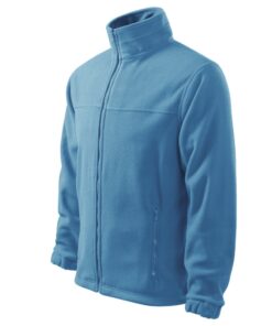 Fleece pánsky Jacket – farba svetlomodrá 14 (brand label)