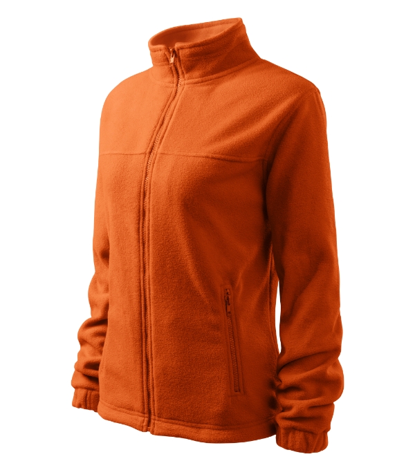 Fleece dámsky Jacket – farba oranžová