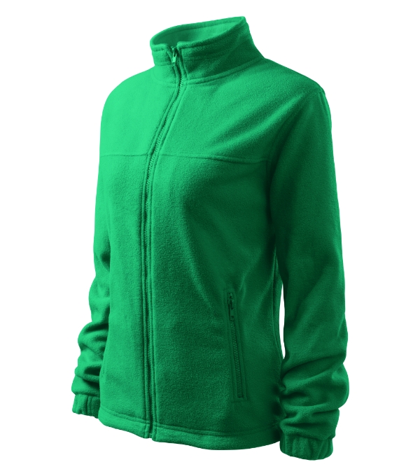Fleece dámsky Jacket – farba trávovo zelená