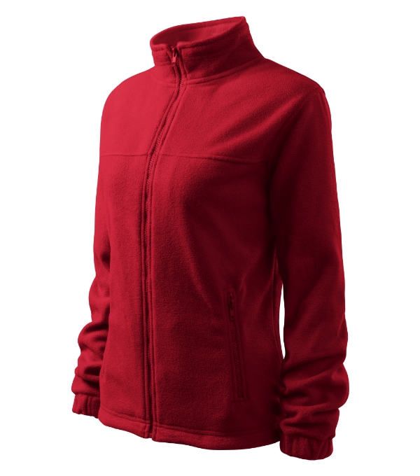 Fleece dámsky Jacket – farba marlboro červená