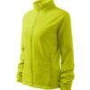 Fleece dámsky Jacket – farba limetková