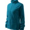 Fleece dámsky Jacket – farba petrol blue